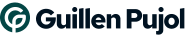 Full logo of Guillen Pujol CPA Group with symbol and typography for desktop.